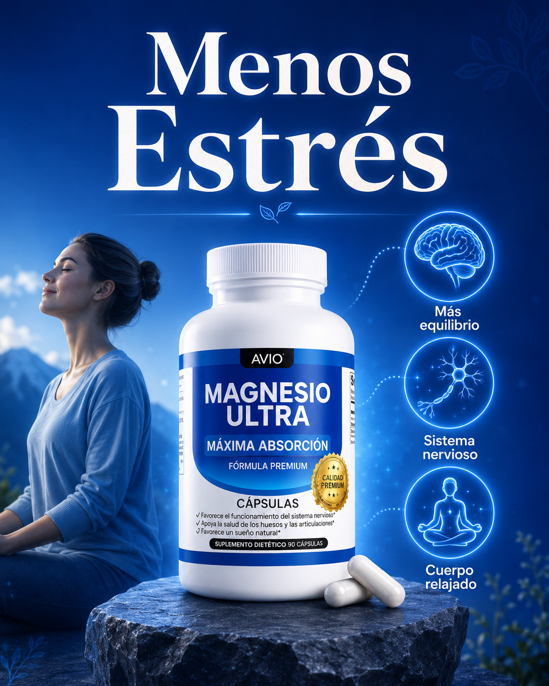 Magnesio Ultra — 2 Botellas
